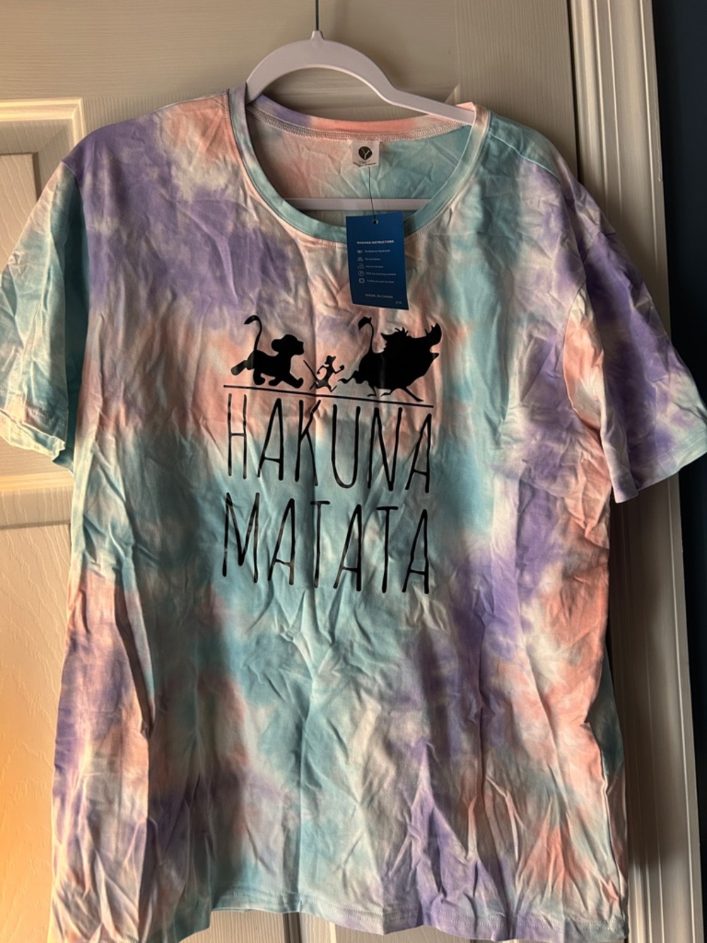Hakuna Matata Tie-Dye plus size women shirt XXL